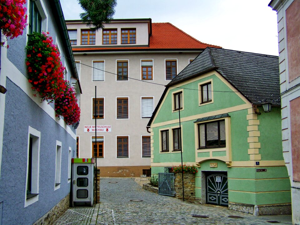 Street details spitz town austria