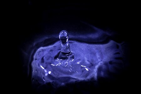 Liquid wet macro photo