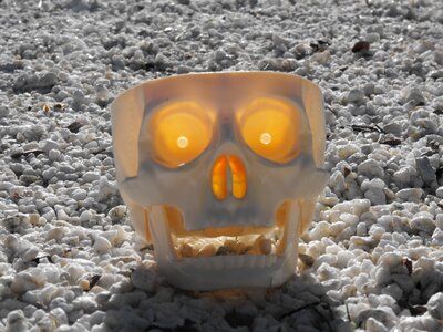 Toy rocks spooky