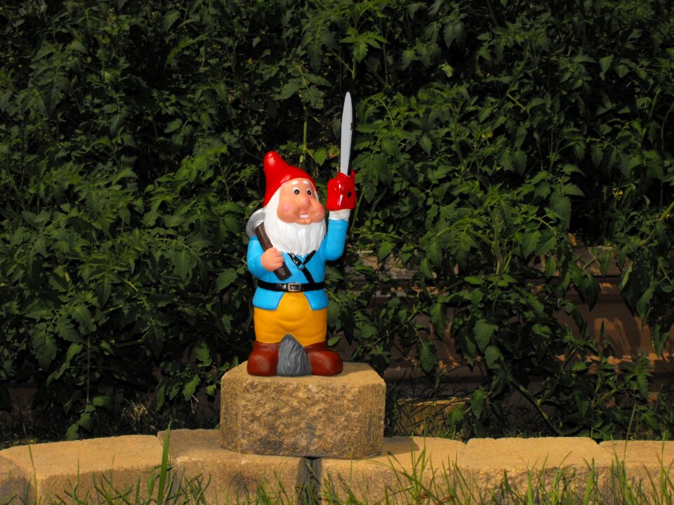 Evil dead parody statue