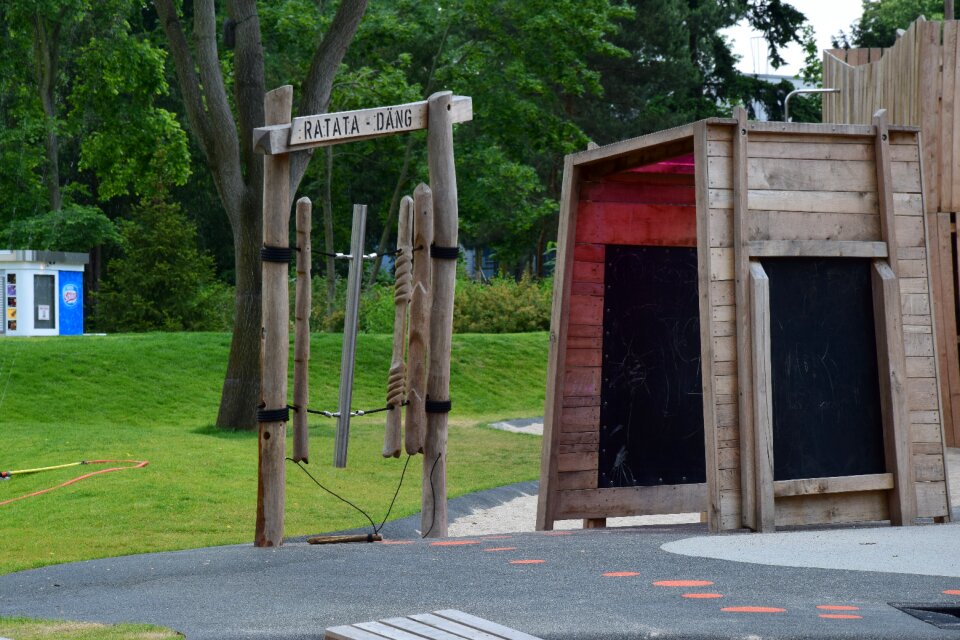 Children play children's playground