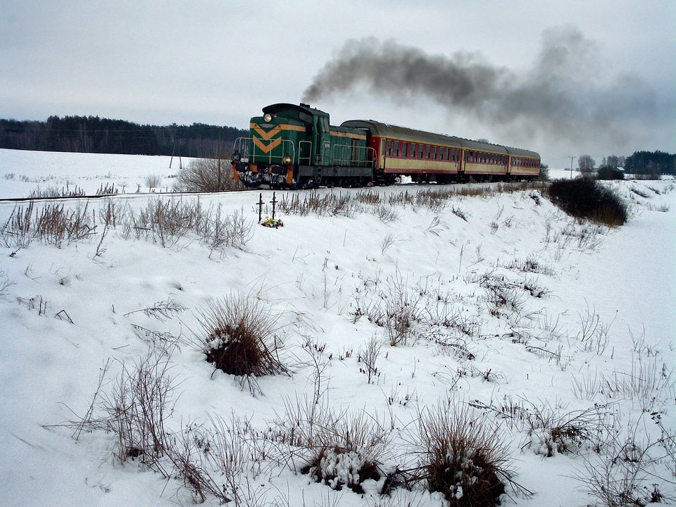 Scenic winter snow