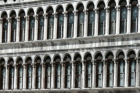 Palazzo front window facade