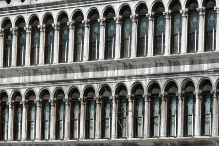 Palazzo front window facade photo