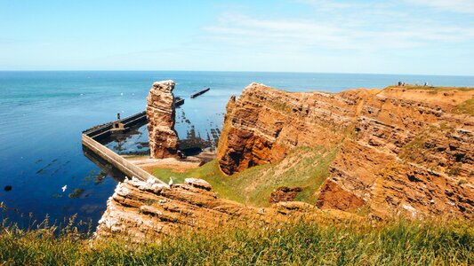 Sea island rock landscape photo