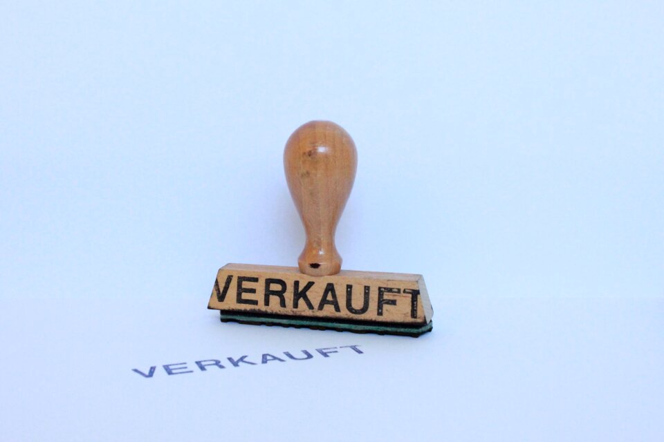 Wood stamp sold office