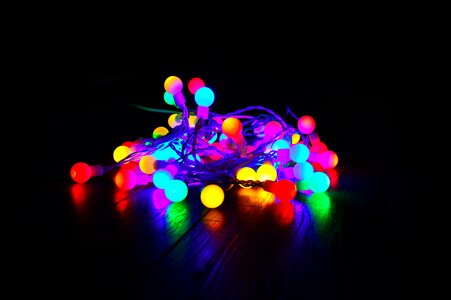 Colored lights beautiful celebration