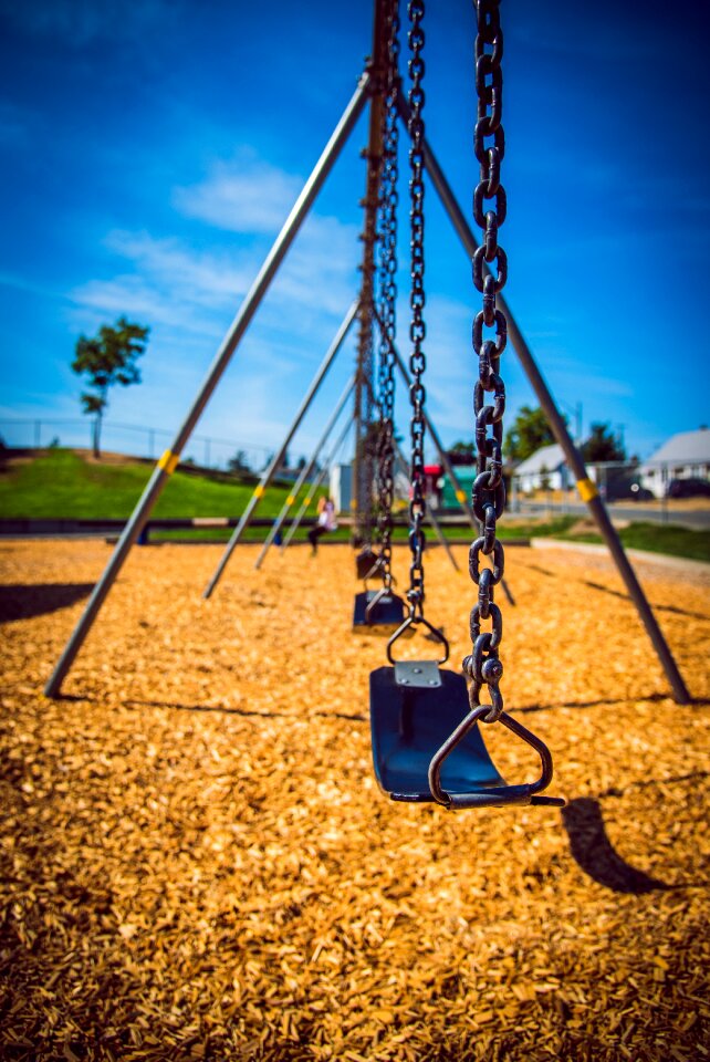 One playing playground