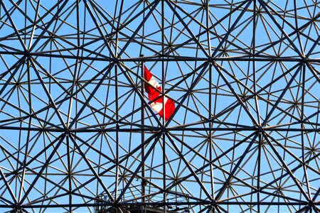 Montreal canada flag photo