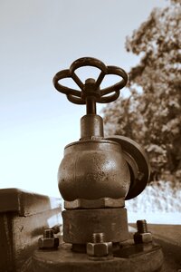 The valve sepia history photo