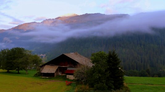 Mist cloud landscape