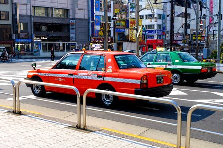 Japan road town photo
