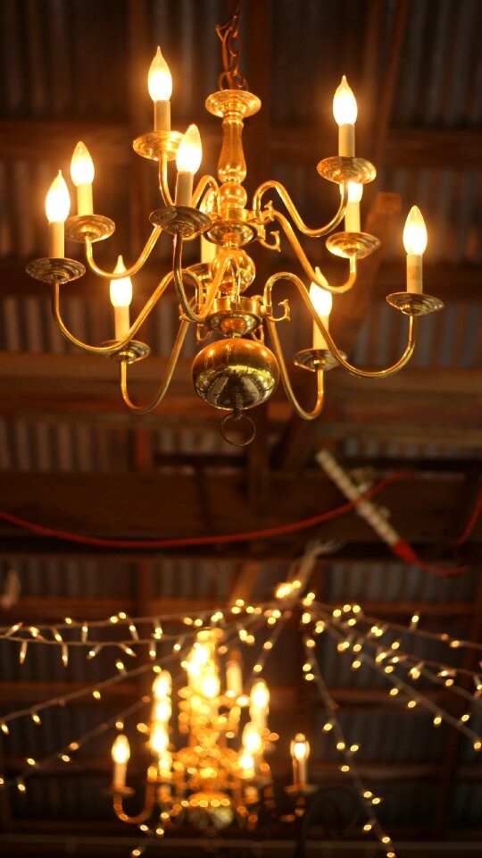 Lamp lighting dark