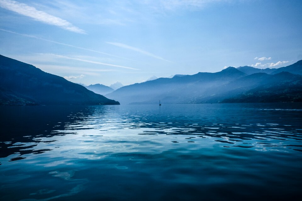 Water lake thun switzerland