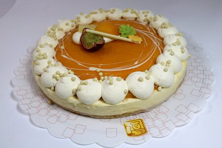 Maracuja taste flan