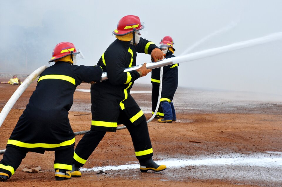 Rescue fire department fire