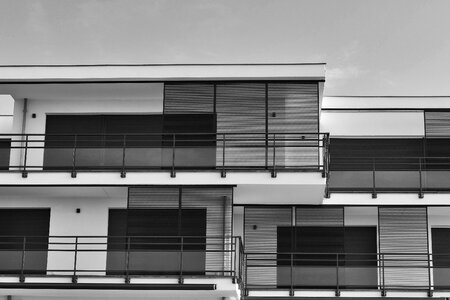 Flat roof modern house