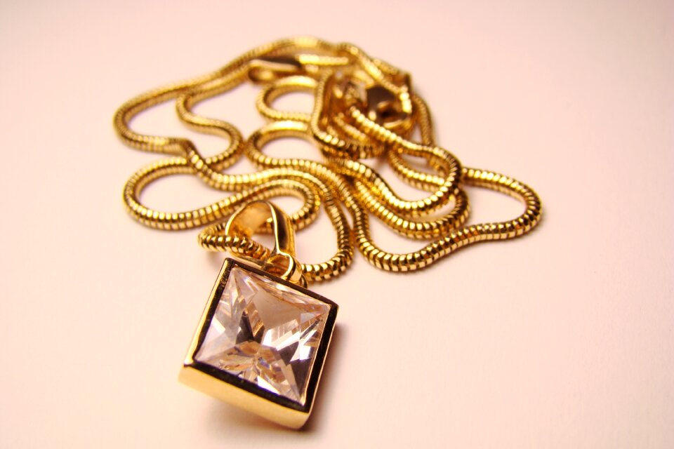 Necklace gold beauty
