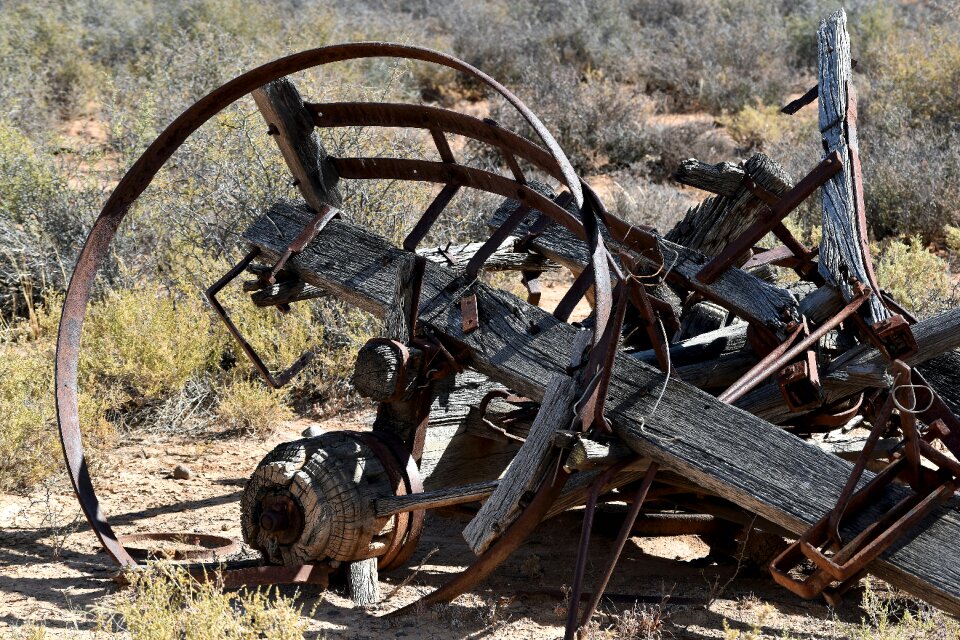 Rust rotten wood desert