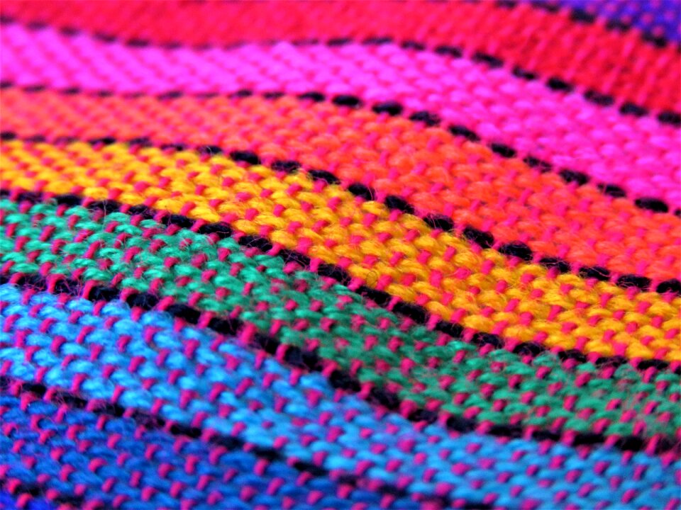 Cloth stripes rainbow