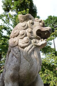 Sculpture shrine japan