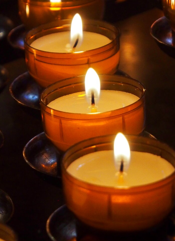 Faith candlelight sacrificial candle