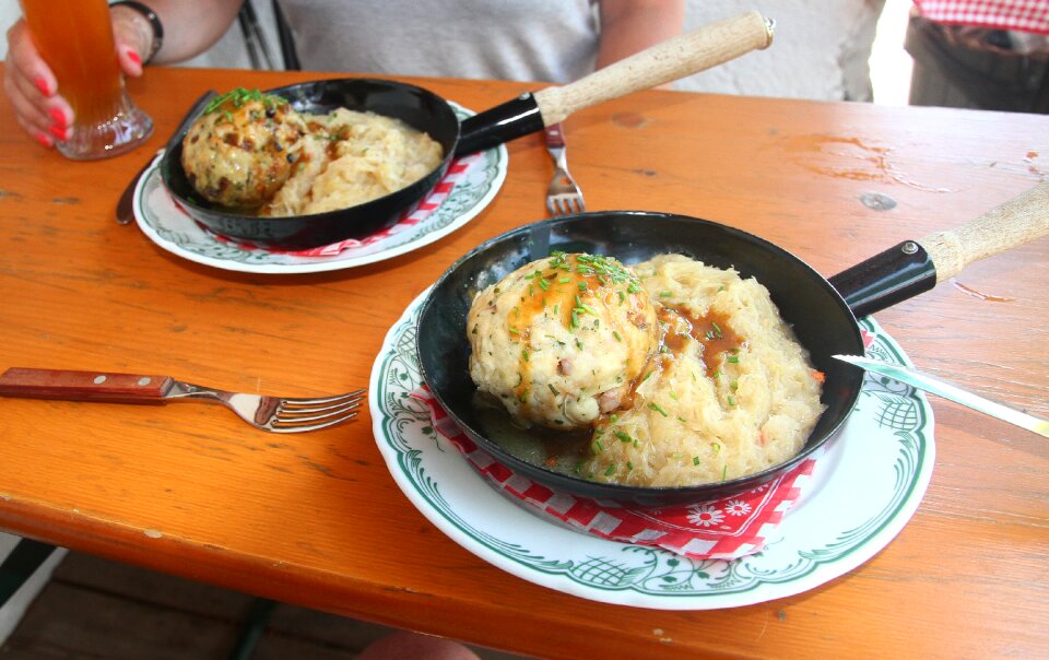 Meal bavarian austria