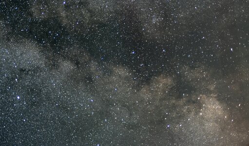Milky way gray stars photo