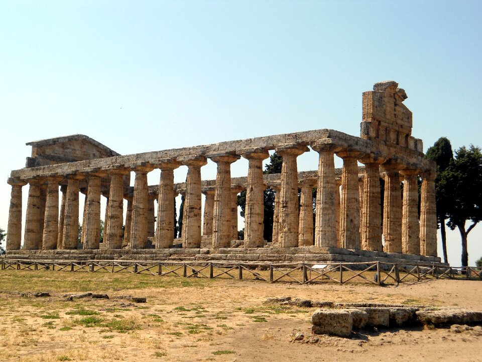 Antiquity temple architecture