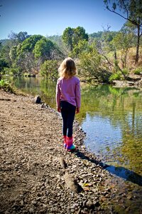 Water thoughtful distant
