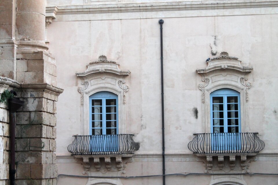 Facade antique building