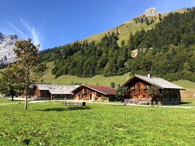 Mountain karwendel panorama