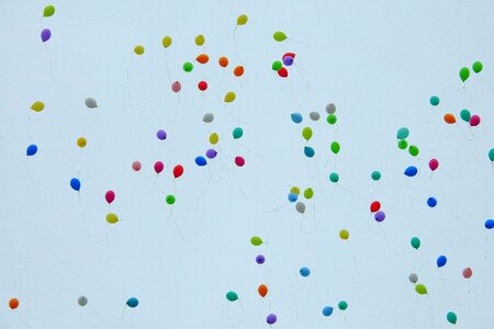 Balloons release the feast of the