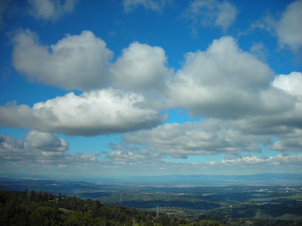 Cloudy weather air photo