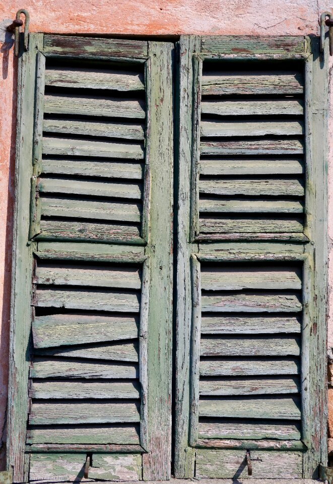 Old window shutters