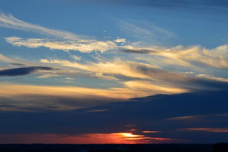 Sunset wind day s photo
