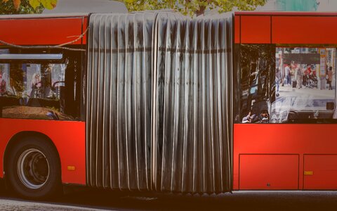 City bus transport public means of transport