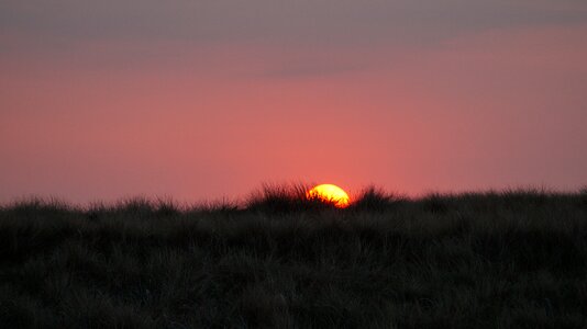 Twilight sky landscape