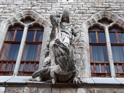 Stones facade architecture