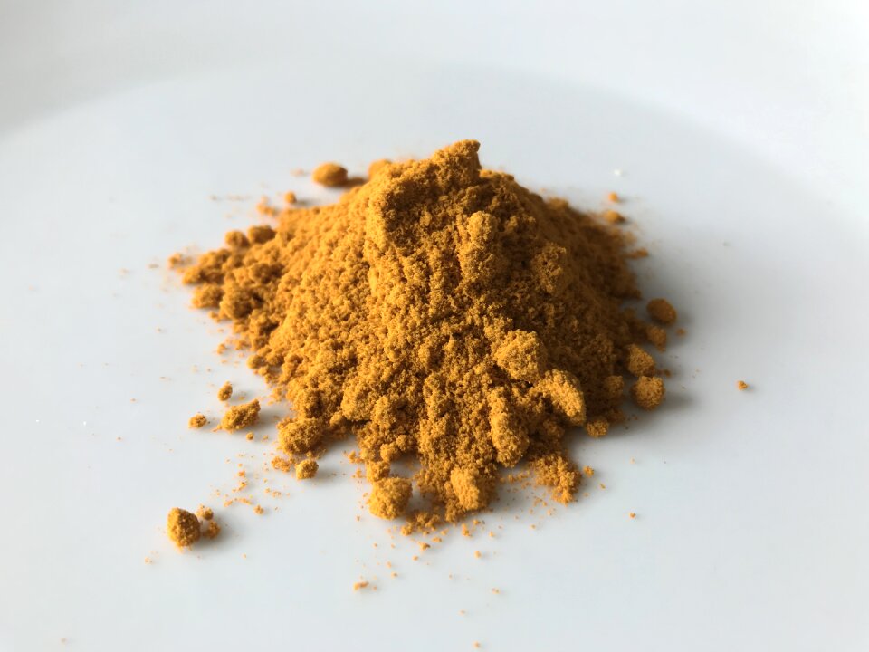 Spice yellow nutrition