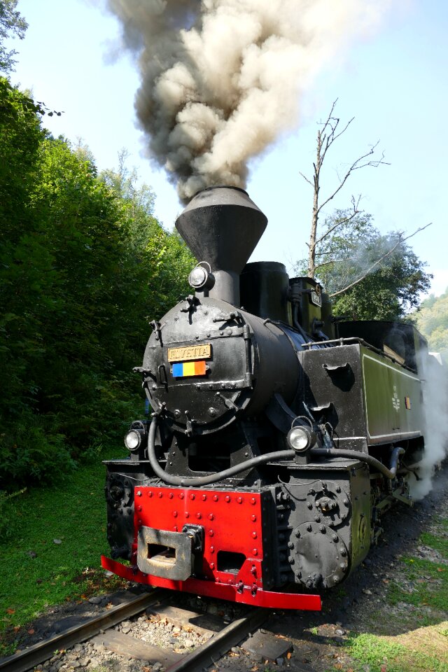 Carpathian mountains railway loco