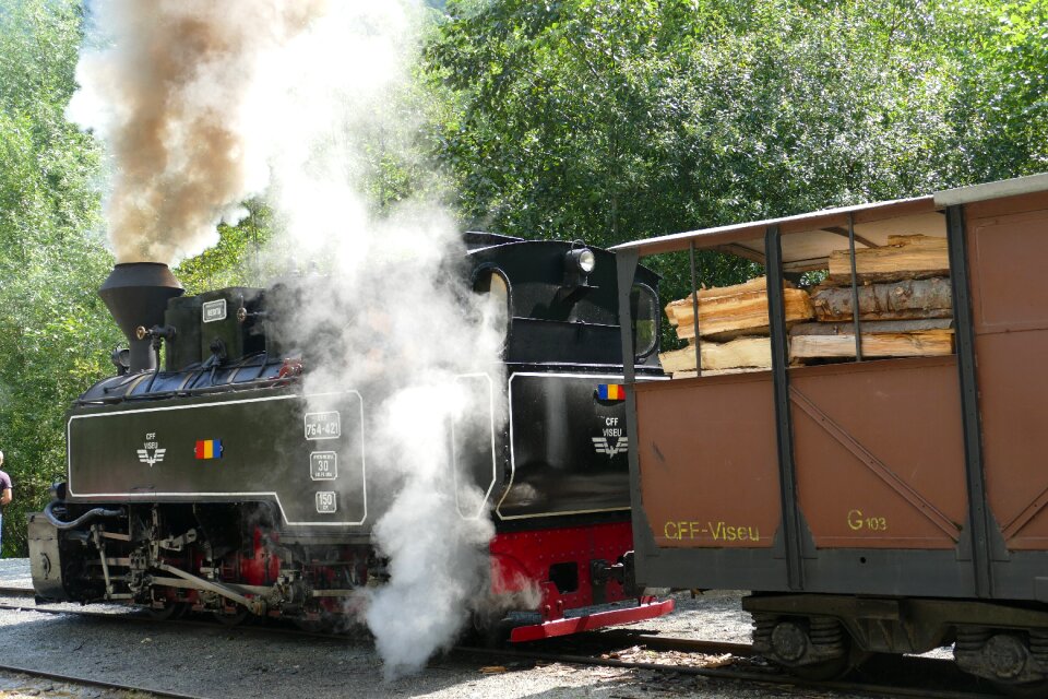 Carpathian mountains railway loco