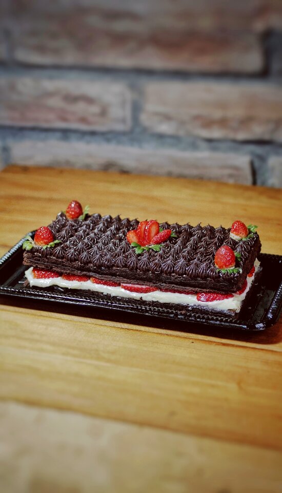 Brownie lasagna brigadier