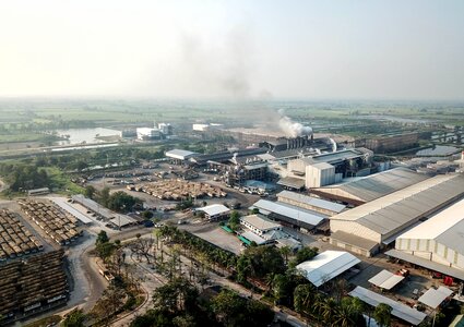 Factory pollution industry photo