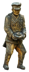Holzfigur sculpture figure