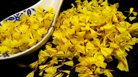 Yellow flowers marriage