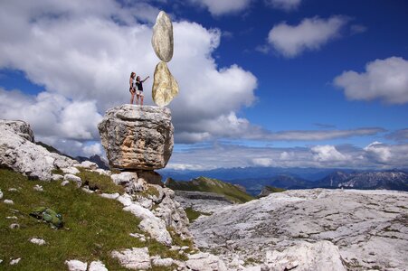 Dolomites balance italy photo