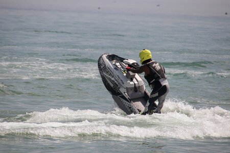Sea jet-ski leisure