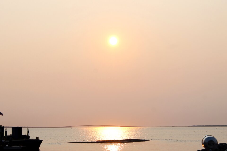 Water evening nature