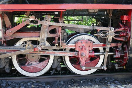 Railway steam locomotive nostalgia photo